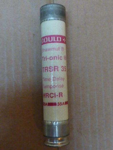 Used GOULD / SHAWMUT 35 Amp Fuse TRSR35 #26949