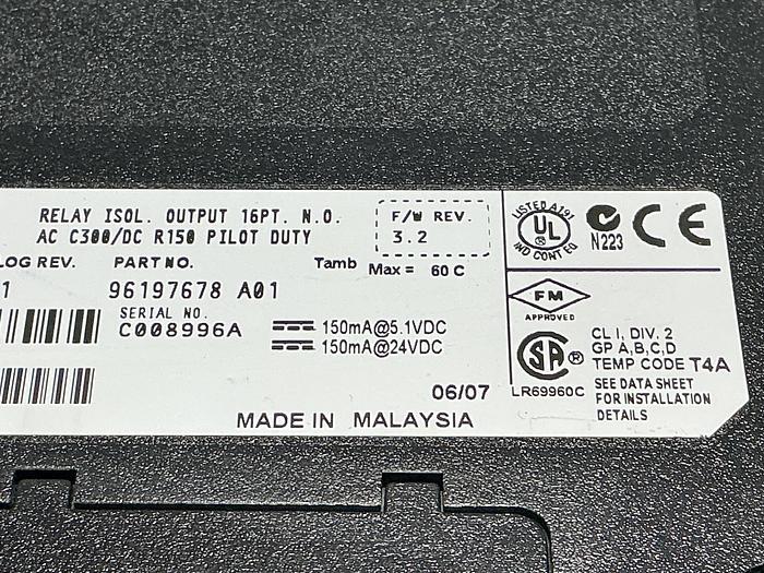 Used ALLEN BRADLEY 1756-OW16I/A