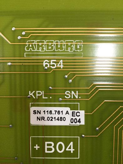 Used ARBURG Circuit Board ARB 654 USED