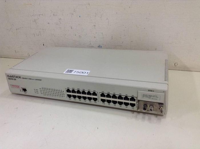 Used CABLETRON 10 Base-T Hub w/ Lanview SEHI-24 #75001