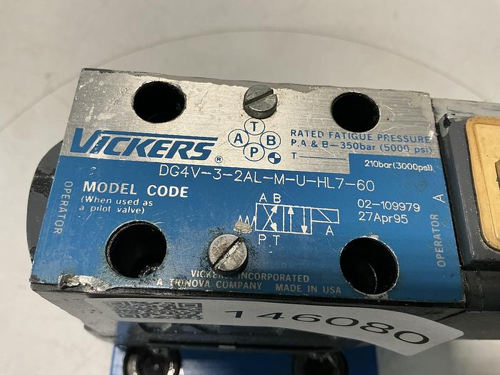 Used VICKERS DG4V-3-2AL-M-U-HL7-60