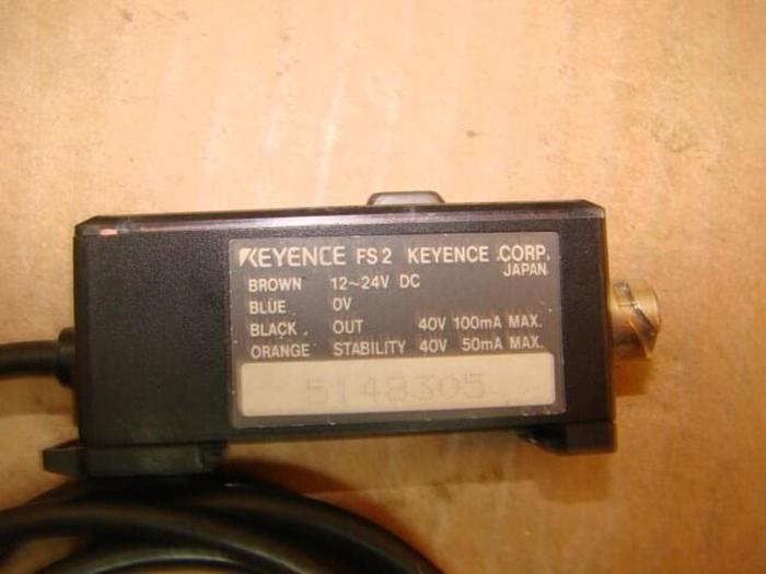 Used KEYENCE CORP Photoelectric Amplifier FS2-62 #21314