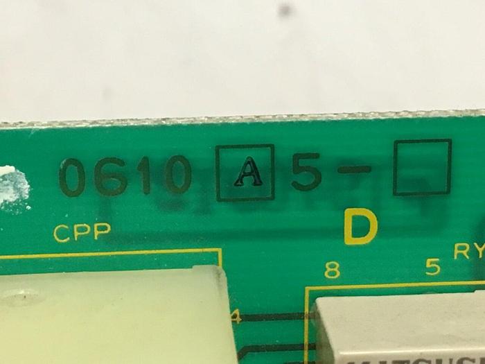 Used TOSHIBA 12 PT Relay I/0 Card H1007795 Used