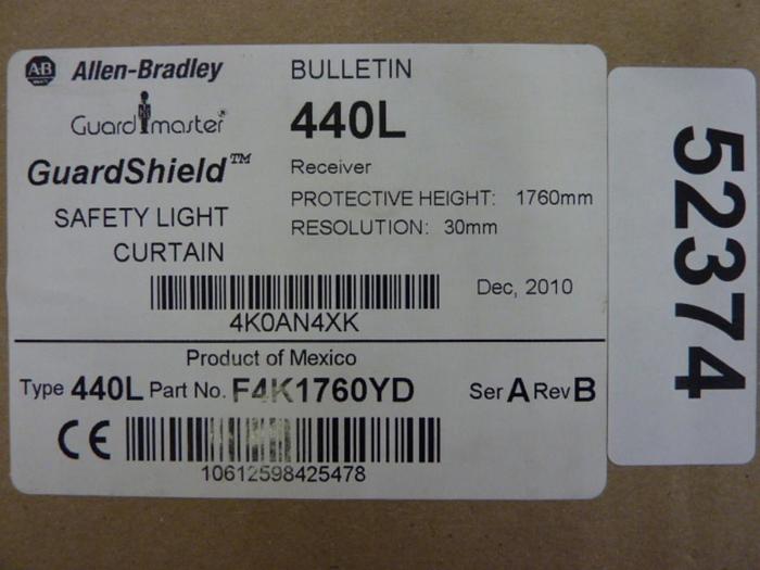 ALLEN BRADLEY Light Curtain Receiver F4K1760YD NEW
