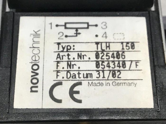 Used NOVOTECHNIK Linear Transducer TLH150 #116519