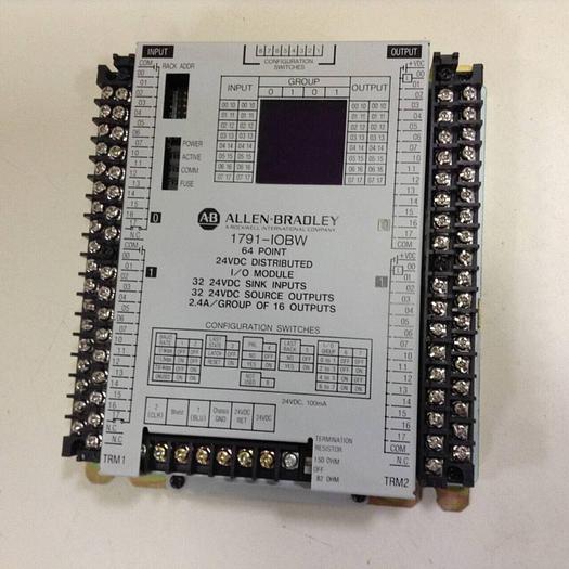 Used ALLEN BRADLEY I/O Module 1791-IOBW SER A #72058