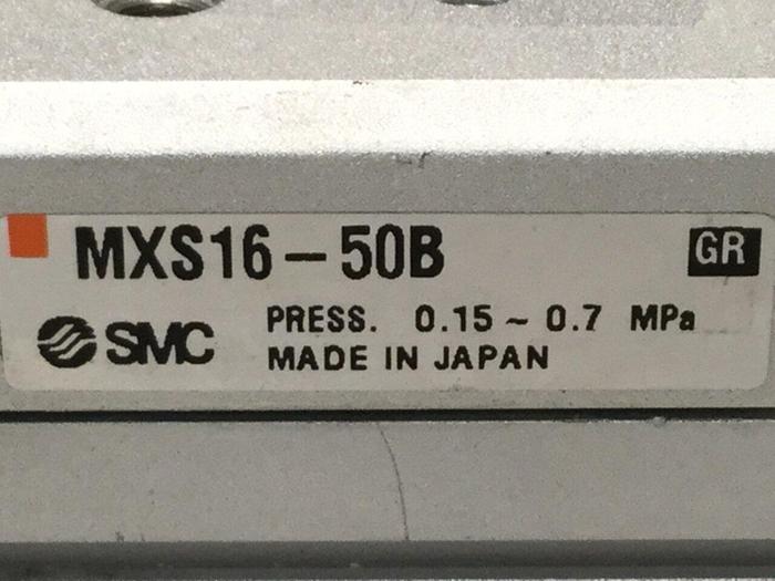 Used SMC Cylinder Slide Table MXS16-50B #108026