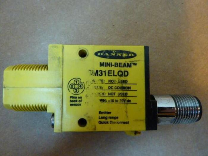 Used BANNER ENGINEERING Photoelectric Scanner SM31ELQD #21609