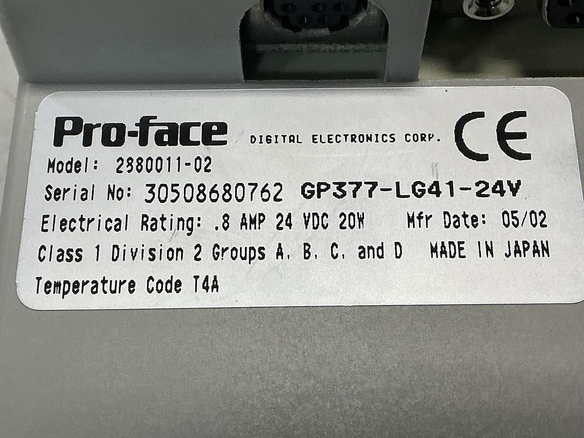 Used PRO-FACE 2880011-02