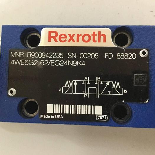 Used REXROTH Valve 4WE 6 G2-62/EG24N9K4 #91519