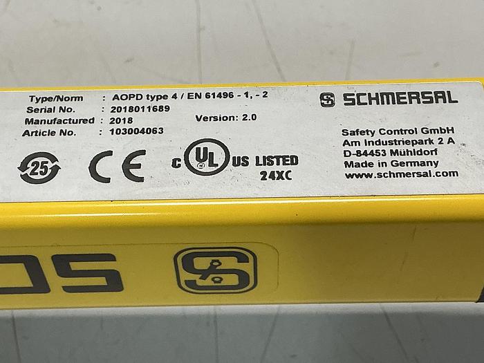 Used SCHMERSAL SLG440COM-R-0800-03