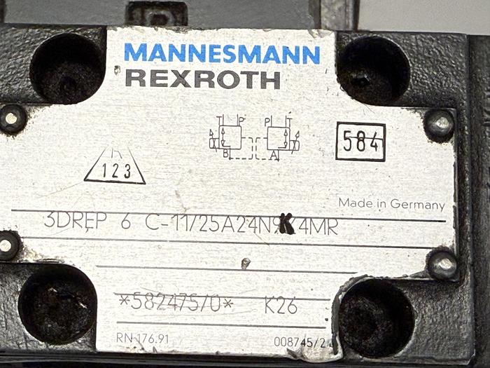 Used MANNESMANN REXROTH 3DREP 6 C-11/2SA24N9K4MR