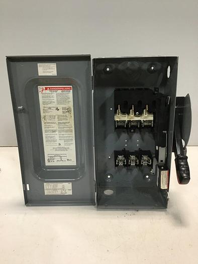 Used SQUARE D Safety Disconnect Switch H362 F1 #138630