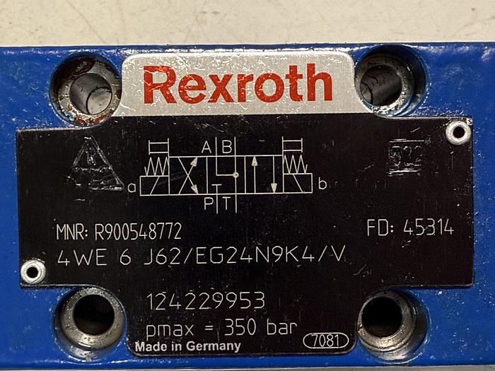 Used REXROTH 4WE 6 J62/EG24N9K4/V