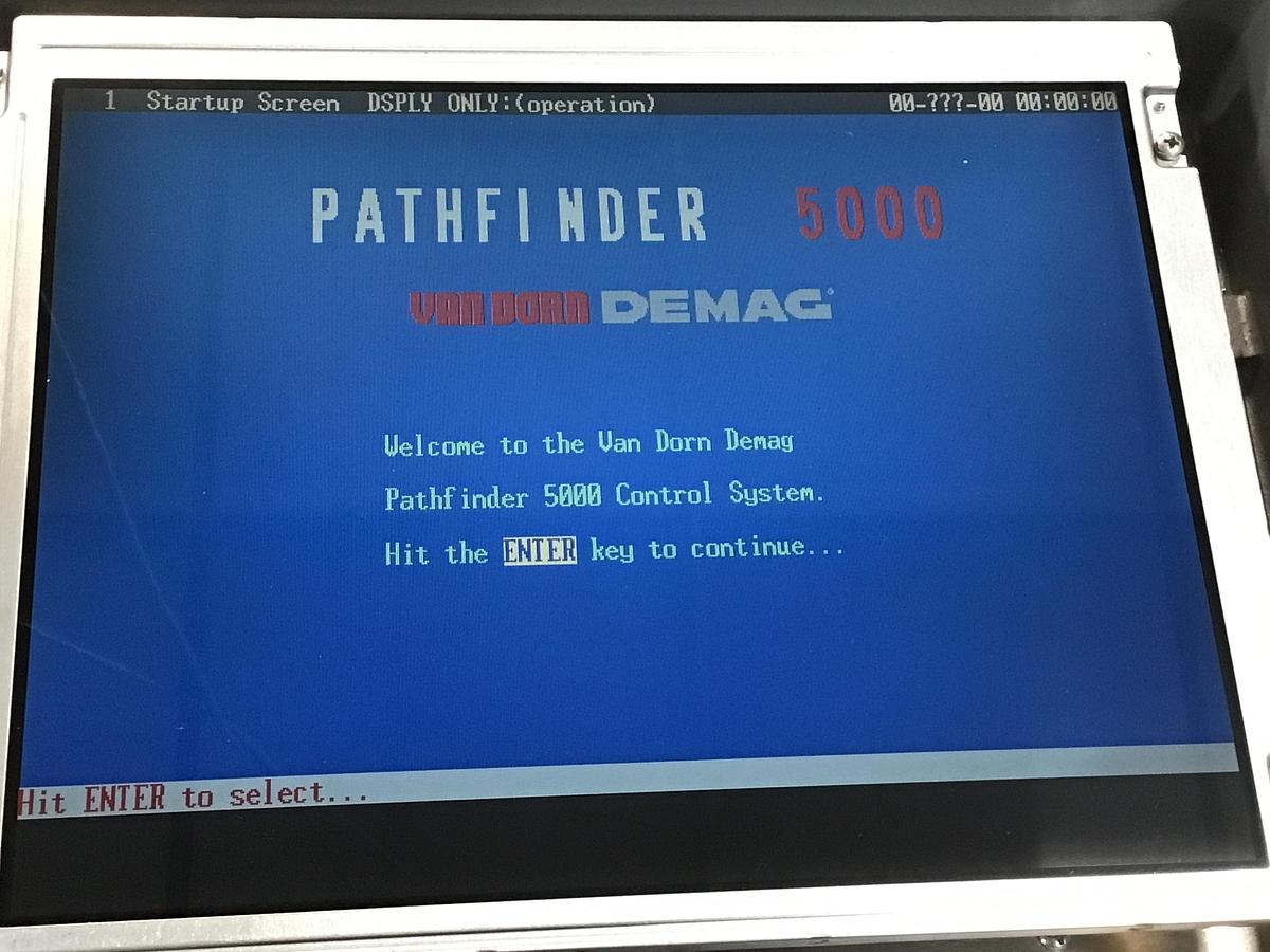 Used VAN DORN Pathfinder 5000 Operator Control Station COLOR Used #140865