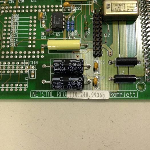 Used NETSTAL Circuit Board 110.240.9936B #77964