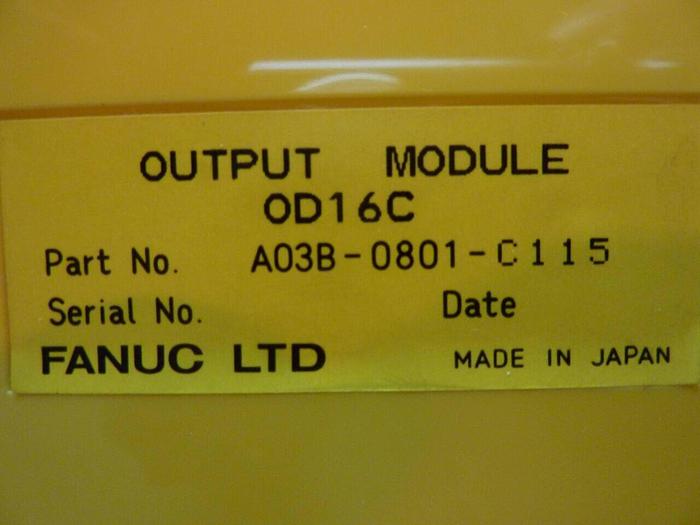 Used FANUC Output Module A03B-0801-C115 #23341