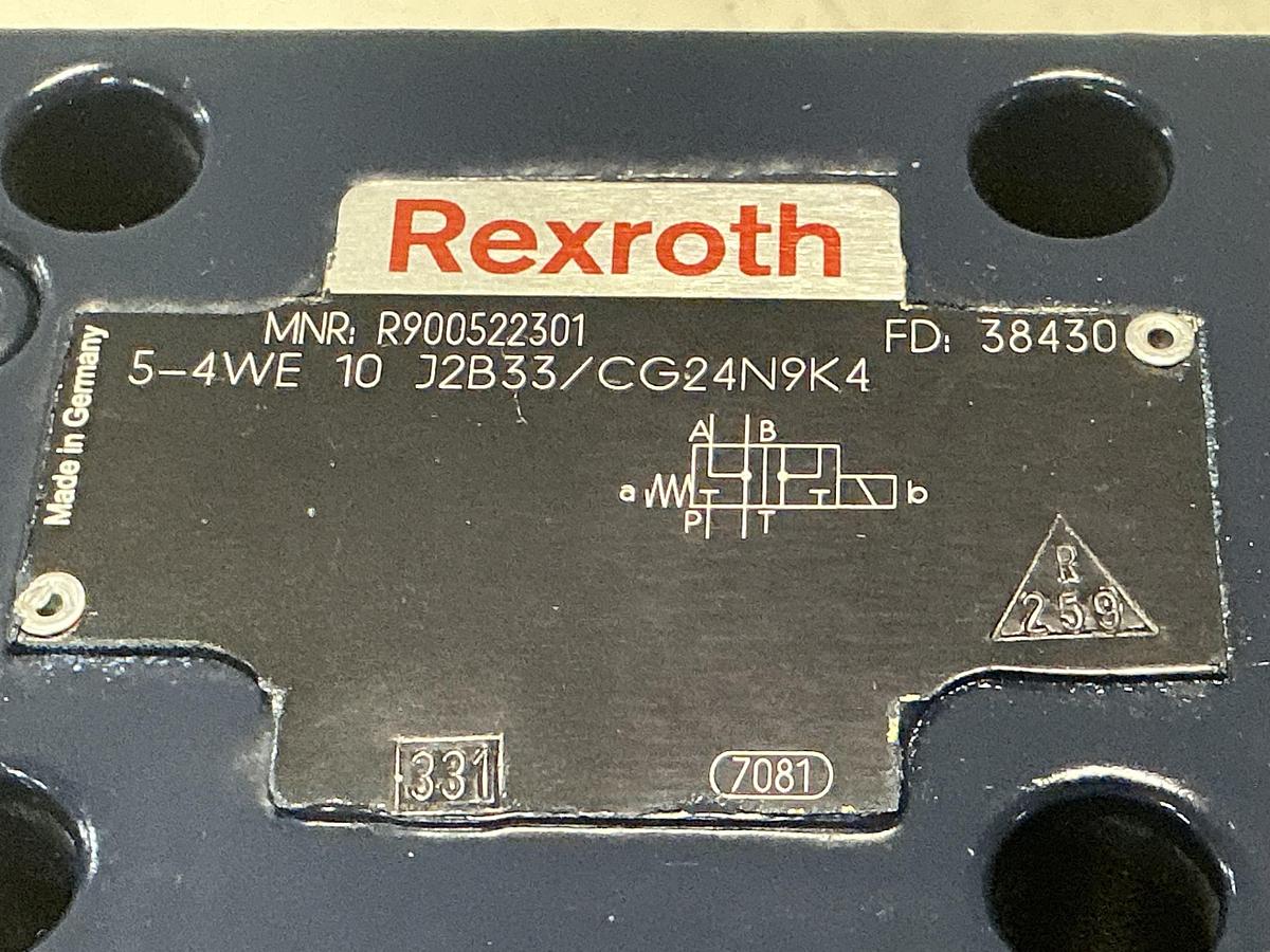 Used REXROTH 5-4WE 10 J2B33/CG24N9K4