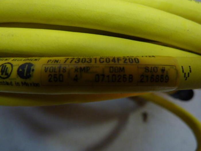 BRAD HARRISON / WOODHEAD Cable 773031C04F200 #29648