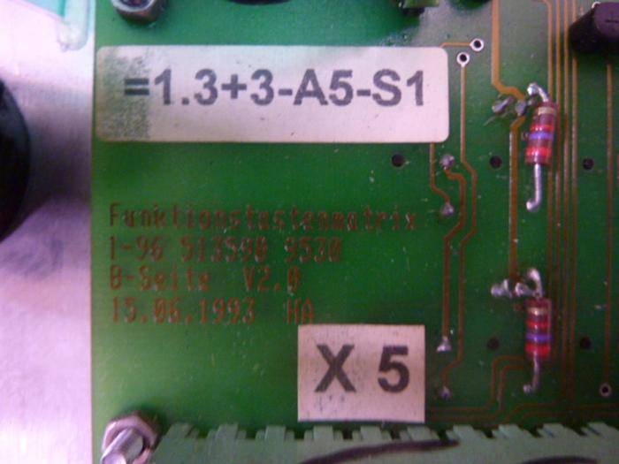 Used FERROMATIK MILACRON Keypad 1-96 513590 9530 #51201