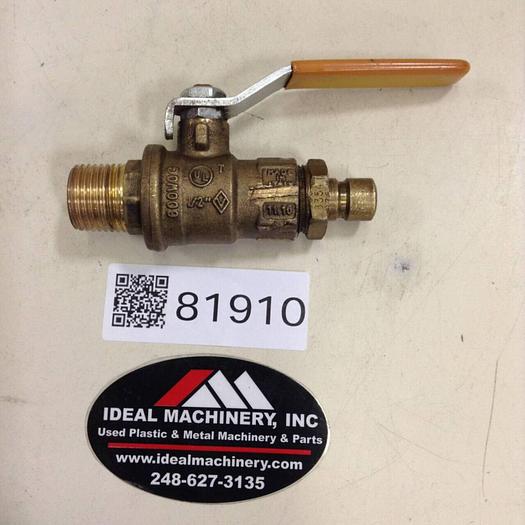 Used PPE 1/2" Ball Valve 600WOG #81910
