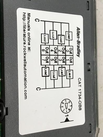 Used ALLEN BRADLEY Output Module 1734-OB8 SER C #133702