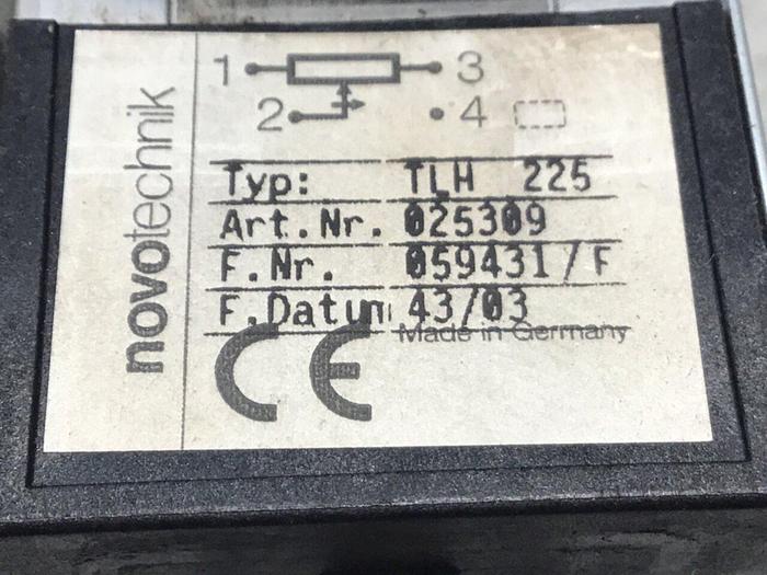 Used NOVOTECHNIK Position Transducer TLH225 Used