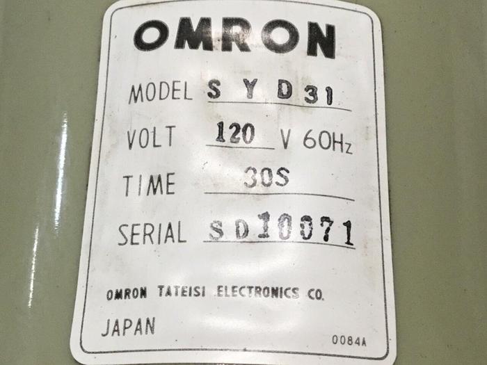 Used OMRON Timer SYD31 #109166
