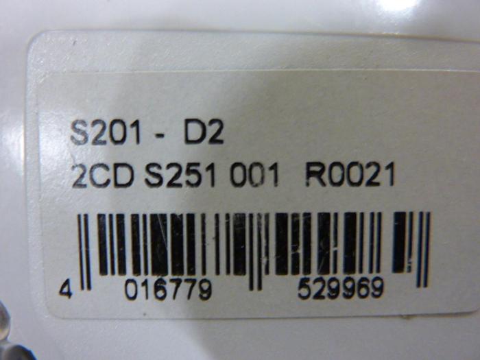 Used ABB 2 Amp Circuit Breaker S201-D2 #52189