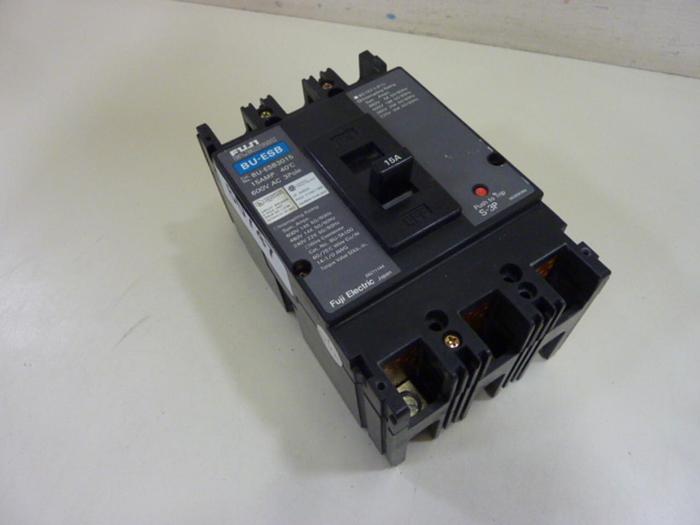 Used FUJI ELECTRIC 15 Amp Circuit Breaker BU-ESB3015 #60747
