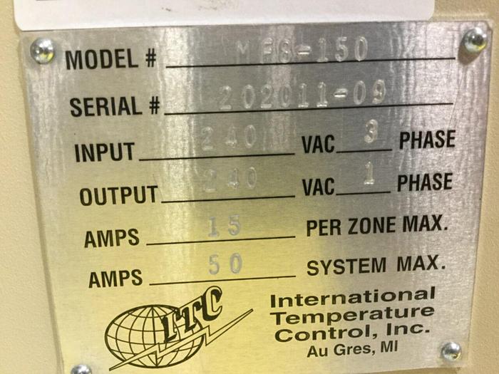 IDEAL MACHINERY 8 Zone Hot Runner IM-MF8-150-BST NEW