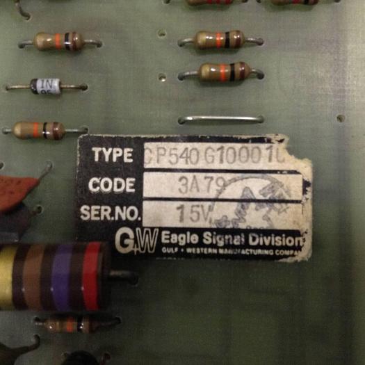 Used EAGLE SIGNAL Circuit Board PCP-1156 #78344