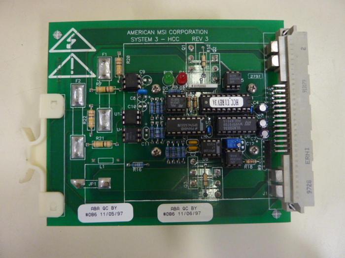 Used AMERICAN MSI Control Board 3000.020.086 #47748