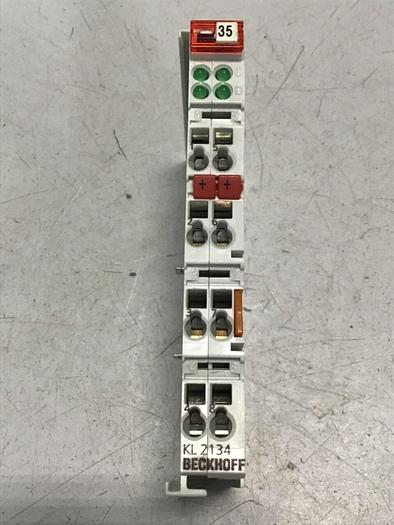 Used BECKHOFF Output Module KL2134 #125238