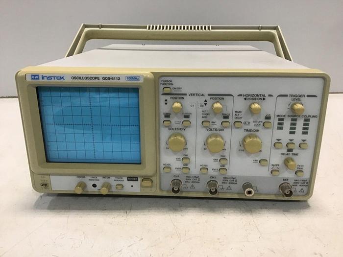 Used GW INSTEK Oscilloscope GOS-6112 #119525