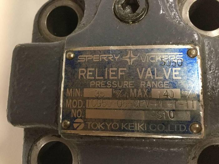 Used VICKERS Relief Valve TCG50-06-CEV-PL-T-11-S10 #98164