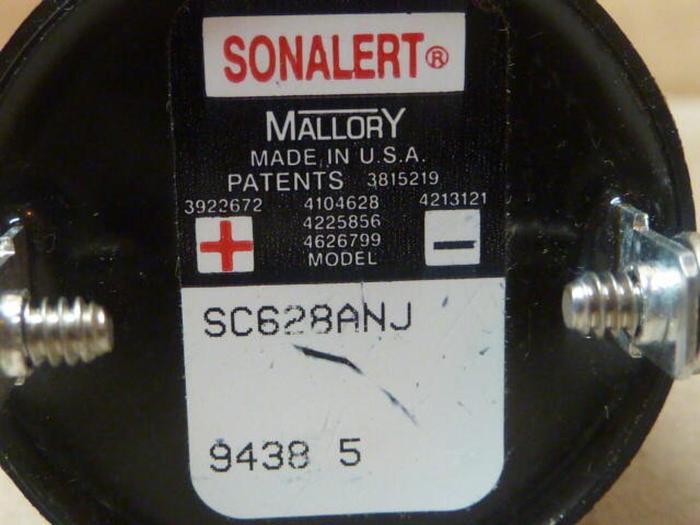 Used MALLORY Buzzer Alarm SC628ANJ #30410