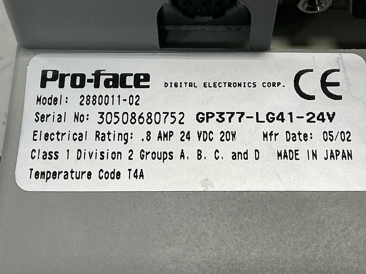 Used PRO-FACE 2880011-02