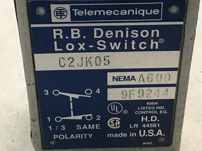 Used TELEMECANIQUE Lox-Switch C2JK05 #121785