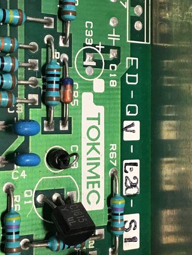 Used TOKIMEC Circuit Board ED-QV-L-20S1 #132550