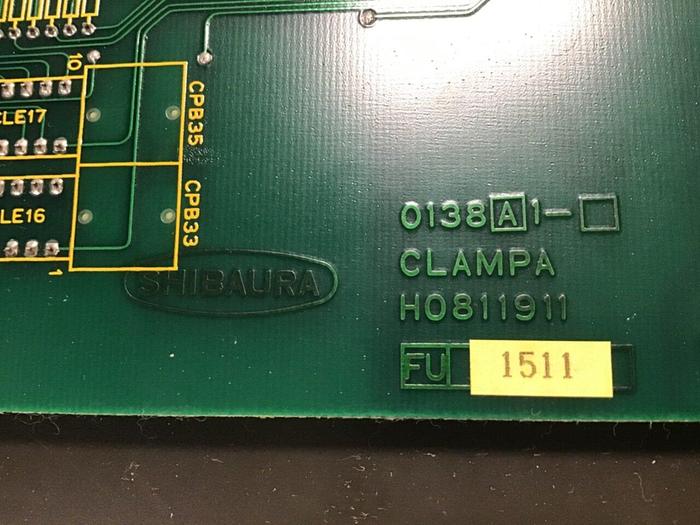 Used SHIBAURA Clamp Control Interface Panel 0138A1 USED