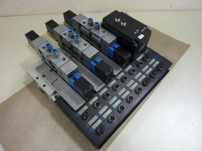 Used FESTO Control Block / Valve Terminal IFB8-02 #52811