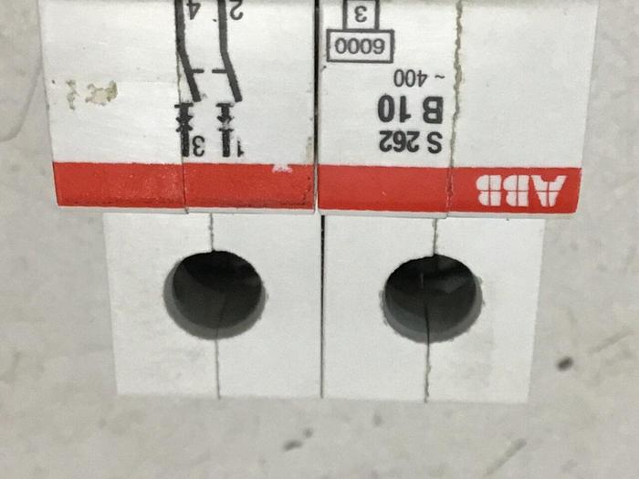 Used ABB 10 Amp Circuit Breaker S262-B10 #119584