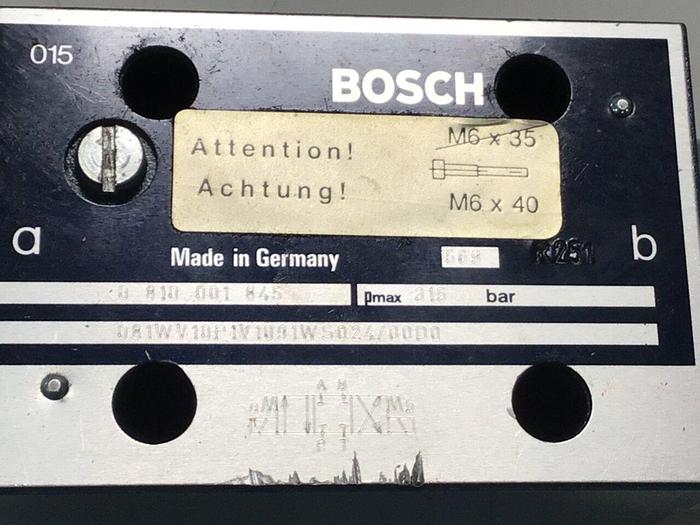 Used BOSCH Valve 0 810 001 845 Used