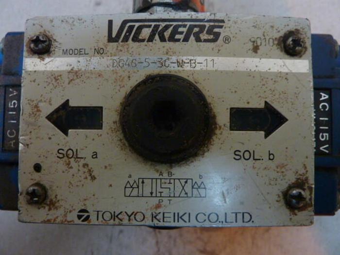 Used VICKERS Valve DG4S-5-3C-W-B-11 #35124