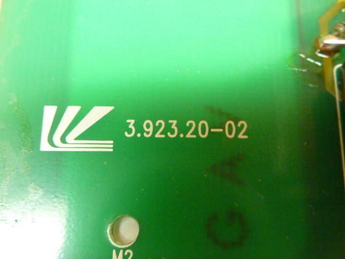 Used LANG MFG CO Circuit Board 3.923.20-02 #33955