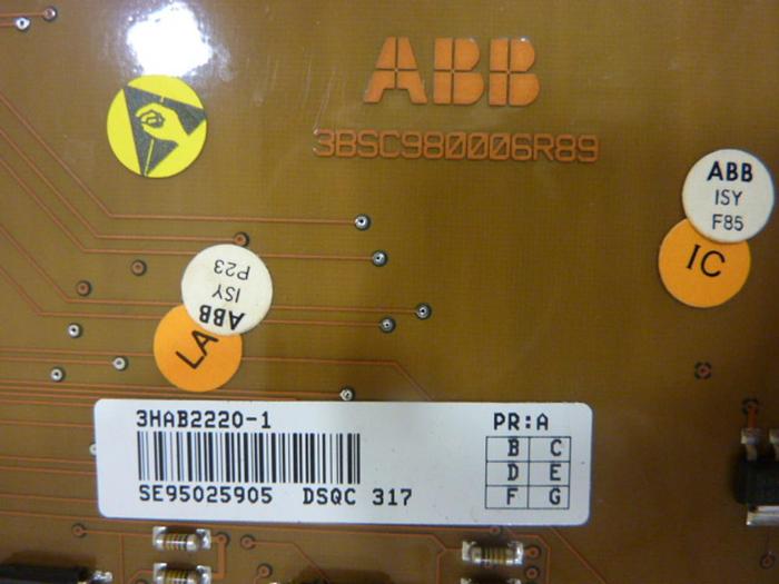 Used ABB Circuit Board DSQ 323 3HAB2220-1 Used