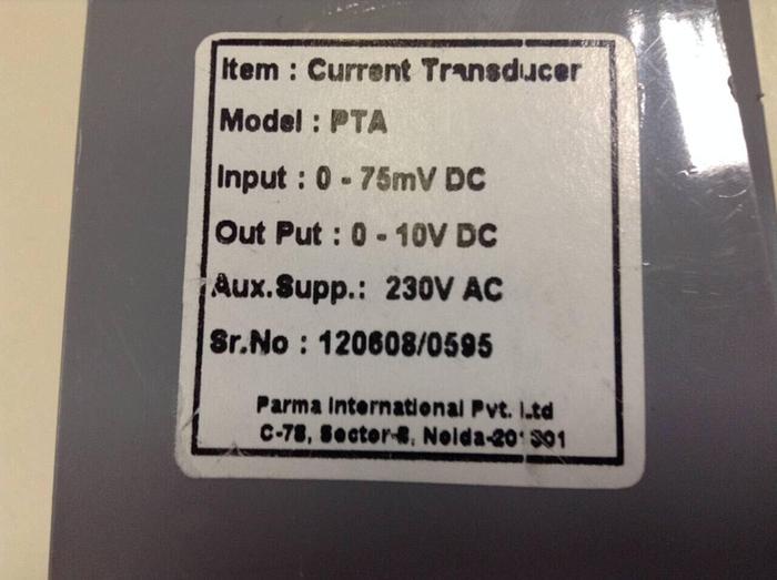 Used AUTONIX Current Transducer PTA #87050