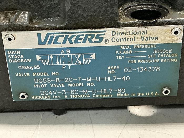 Used VICKERS DG4V-3-6C-M-U-HL7-60