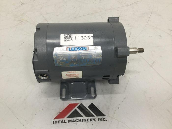Used LEESON ELECTRIC CO Motor C4T34DK5A #116239